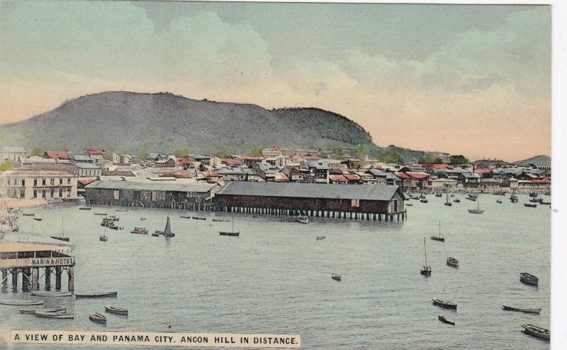 Panama City View Of Bay With Ancon Hill In The Distance sk4487