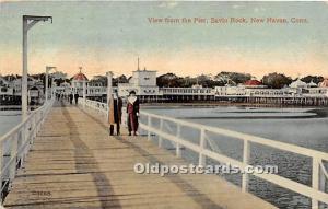 View from the Pier, Savin Rock New Haven, Connecticut, CT, USA USA Unused 