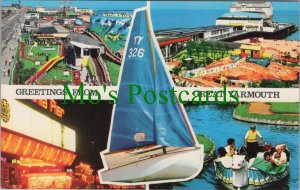 Norfolk Postcard - 80's Great Yarmouth Greetings. Posted 1981 - RS36004