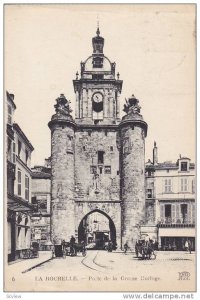 La Rochelle, Porte de la Grosse Horloge, Charente Maritime, France, PU-1923