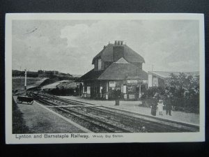 Devon WOODY BAY STATION Lynton & Barnstaple Railway - Old Reproduction Postcard