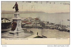 View from Chateau Frontenac,Quebec, Canada, PU-1911