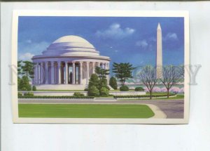 473241 1989 USA Washington monument Jefferson Memorial POSTAL STATIONERY postal