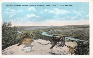 GARRITY'S ALABMA BATTERY LOOKOUT MOUNTAIN TENNESSEE CIVIL WAR POSTCARD (c. 1915)