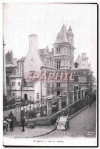 Old Postcard Angers Hotel Pince