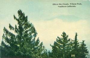 Gilroy California,  Wilson Peak Litho Postcard Unused