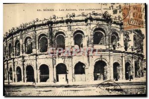 Postcard The Old Nimes Arenes West Coast external view