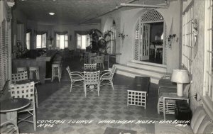 Vero Beach FL Cocktail Lounge Windswept Hotel Real Photo Postcard