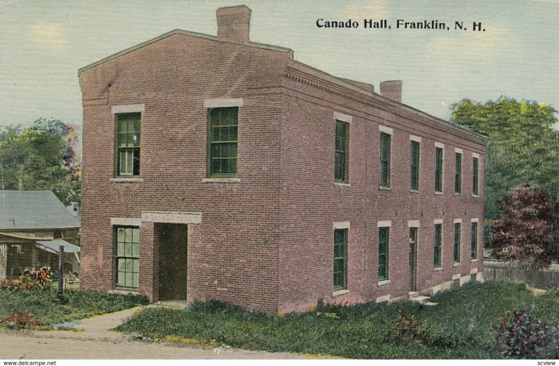 FRANKLIN , New Hampshire , 00-10s ; Canado Hall