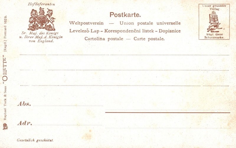 Vintage Postcard Gensdarmen-Markt Berlin Germany Oilette Raphael Tuck & Sons