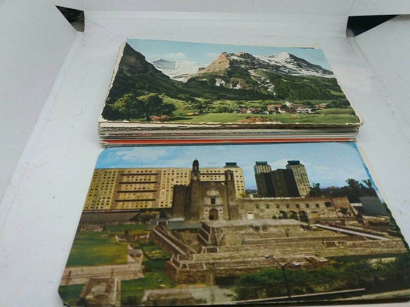 Job Lot 40+ Vintage Topographical Foreign Postcards Standard Size Mixed