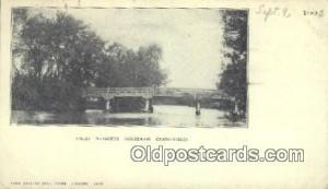 Old North Bridge Concord, Mass, USA United States Political 1902 crease left ...