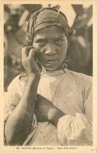 North Africa Morocco 1930s Postcard Arab Native Woman 86 Maroc 22-2876 