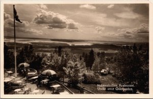 Norway Holmenkollen Restaurant Oslofjorden Oslo Vintage RPPC C210