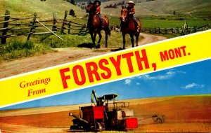 Montana Greetings From Forsyth