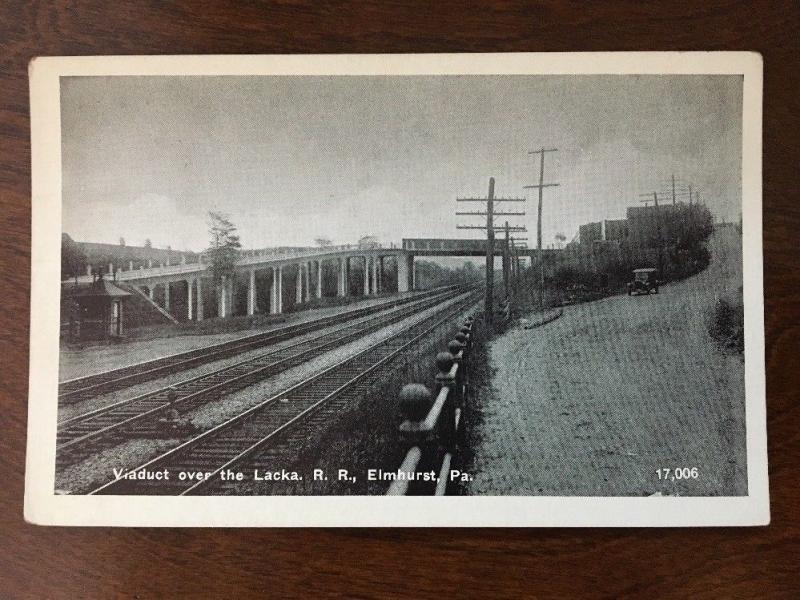 Viaduct Over The Lacka, Railroad Train Tracks, Elmhurst, Pennsylvania C3