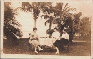 Taken at Home Of Thomas Edison Fort Myers Florida 1909 Vintage RPPC C095