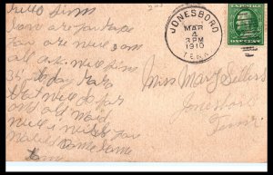 1910 Le Page's Glue Advertising Trade Card Used As a Postcard