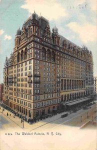 Waldorf Astoria Hotel New York City 1907 Rotograph postcard