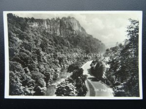 Derbyshire MATLOCK High Tor - Old RP Postcard by A.W. Gessey, Bank Road Matlock