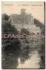 Postcard Old Church LAMBALLE