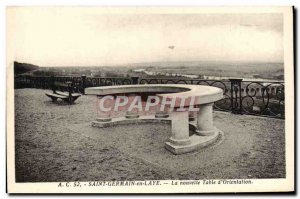 Old Postcard Saint Germain En Laye New Table d & # 39orientation