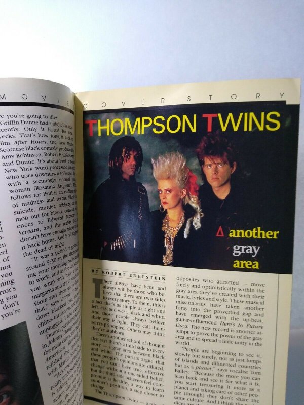 RockBill Magazine Thompson Twins Adam Ant Godley And Creme Krush Groove Oct 1985