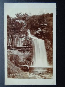 Yorkshire Dales Ingleton THORNTON FORCE Waterfall c1913 RP Postcard