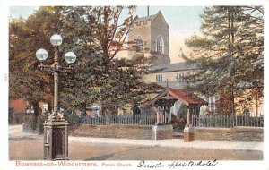 Parish Church Bowness on Windermere United Kingdom, Great Britain, England Un...