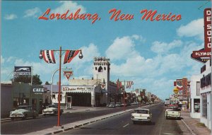 Postcard Railroad Avenue Lordsburg New Mexico