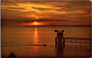 Nebraska North Platte River Sunset On Lake McConaughy