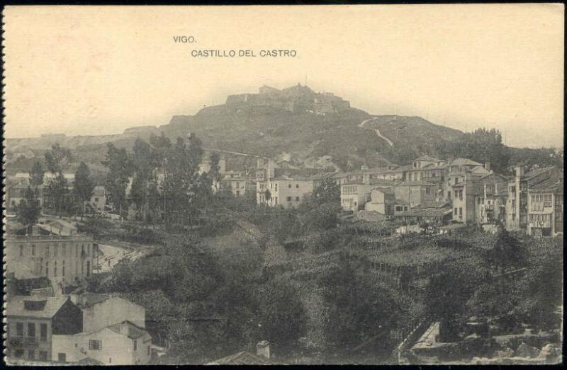 spain, VIGO, Castillo del Castro (1928) Stamp