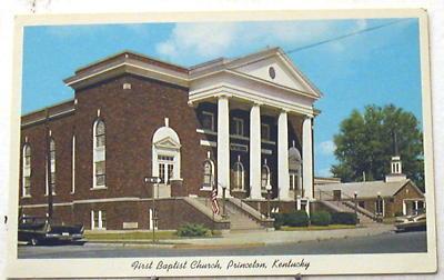 A2783    PRINCETON,  KY.  POSTCARD,  BAPTIST CHURCH