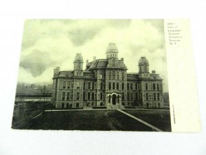 Vintage Postcard 1906 Hall of Languages, Syracuse University, Syracuse, New York