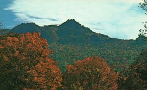 Vintage Postcard Peaks Grandfather Mountain High Swinging Bridge North Carolina