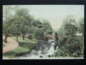 Derbyshire BUXTON Pavilion Gardens c1904 Postcard by JWS 2226