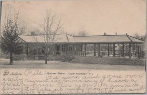 Postcard Railroad Station Upper Montclair NJ 1907