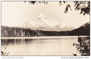 Mount Hood From Lost Lake Oregon Real Photo