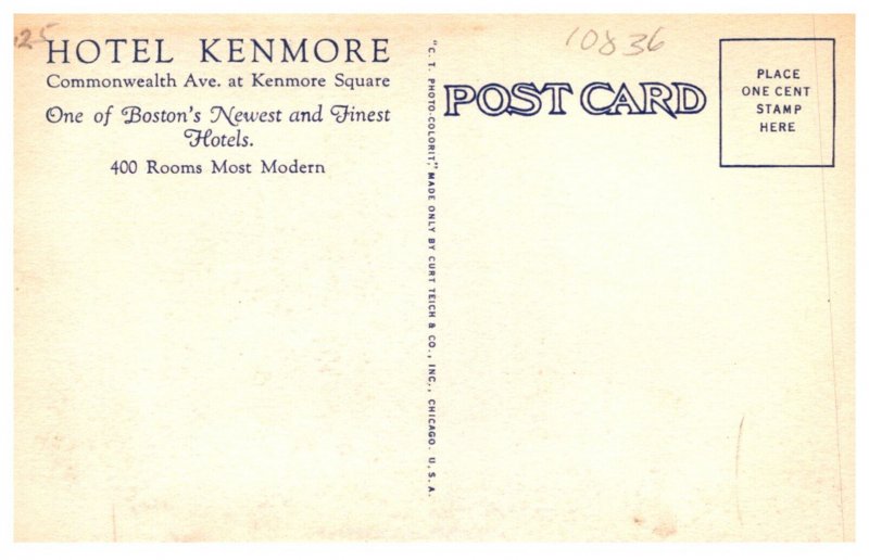 Massachusetts Boston  Hotel Kenmore