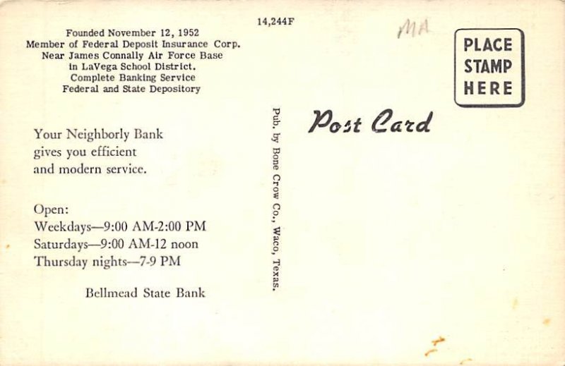 Bellmead State Bank - Waco, Texas TX  