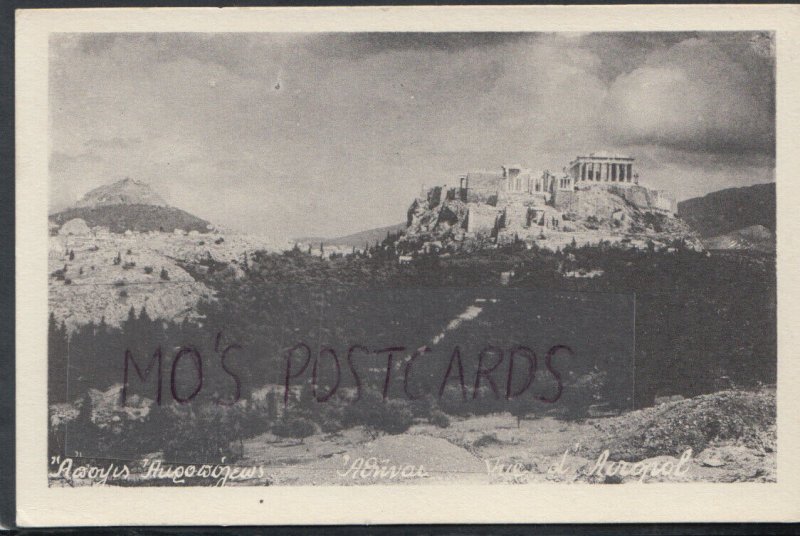 Greece Postcard - View of The Acropolis, Athens   RS17333