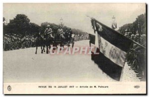 Old Postcard Militaria Paris Review July 14, 1917 Arrival of M Poincare