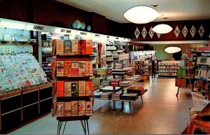 Ohio Delaware Wood's Campus Book Store Night View Of Interior