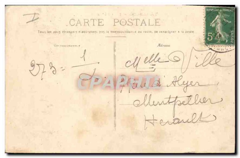 Old Postcard Tarascon Chateau