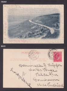 Vintage Postcard England Hindhead Devil's Punch Bowl 1905