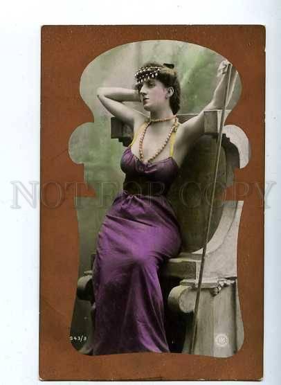 184750 ART NOUVEAU Greece Goddess Vintage PHOTO NPG PC