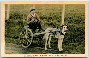 M-3338 A Dog Cart Quebec Canada