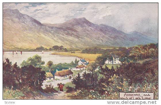 Panorama, Arrochar And Head Of Loch Long, Scotland, UK, 1900-1910s