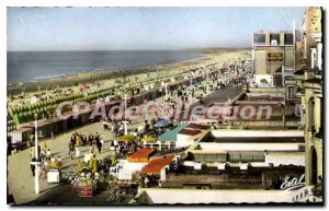 Old Postcard Malo les Bains General view of the Beach
