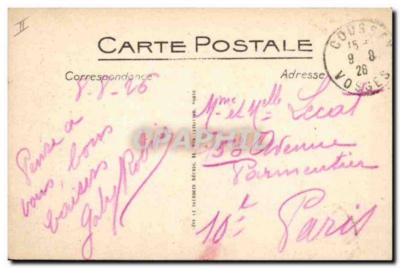 Old Postcard Jeanne d & # 39Arc the maiden d & # 39Orleans nee Domremy